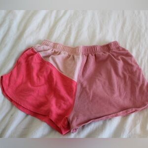 ~Target Wild Fable Pink Colorblock shorts
